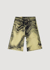 CAMPERLAB Distorted Denim Shorts da uomo