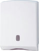 Distributore asciugamani piegati Basica - 27 8 x 12 8 x 38 cm - bianco-grigio - Medial International Commercio Industria e Scienza/Forniture sanitarie e igieniche/Prodotti di carta/Asciugamani di carta Eurocartuccia - Pavullo, Commerciovirtuoso.it