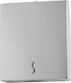 Distributore asciugamani piegati Brinox - 28x10 2x36 5 cm - acciaio inox - capacitA' 400 fogli - grigio - Medial International Commercio Industria e Scienza/Forniture sanitarie e igieniche/Prodotti di carta/Asciugamani di carta Eurocartuccia - Pavullo, Commerciovirtuoso.it