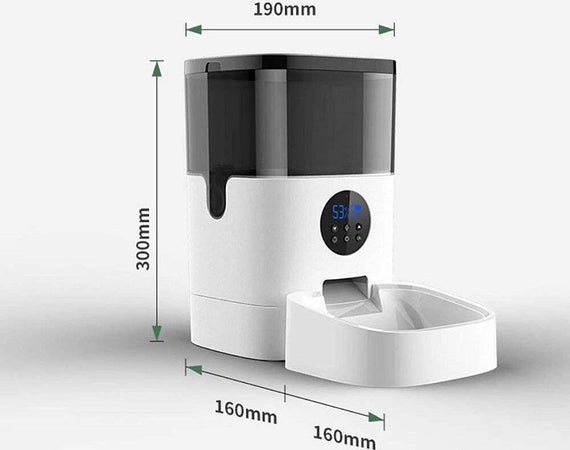 Distributore Automatico Cibo E Acqua Per Gatti E Cani - Mangiatoia Automatica, Design Igienico E Pratico - Foto 10