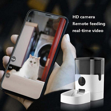 Distributore Automatico Cibo Mangiatoia Per Gatti Animali Con Telecamera Wifi 4lt Prodotti per animali > Prodotti per Cani > Ciotole e Biberon Trade Shop italia - Napoli, Commerciovirtuoso.it