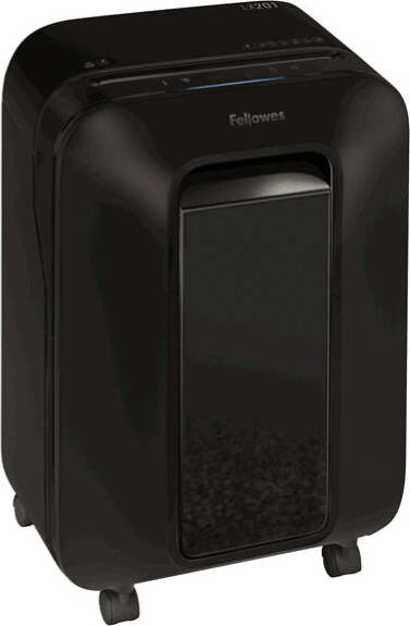 Distruggidocumenti LX-201 - a microframmenti - nero - Fellowes Cancelleria e prodotti per ufficio/Elettronica per ufficio/Accessori/Accessori per distruggidocumenti Eurocartuccia - Pavullo, Commerciovirtuoso.it