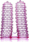 Ditale Doppio Elastico Proteggi dita con Rilievi Super Stretch In TPE Viola Con Stimolatori Salute e cura della persona/Erotismo e contraccezione/Sex toys/Proteggi dita Kondorama - Martinsicuro, Commerciovirtuoso.it