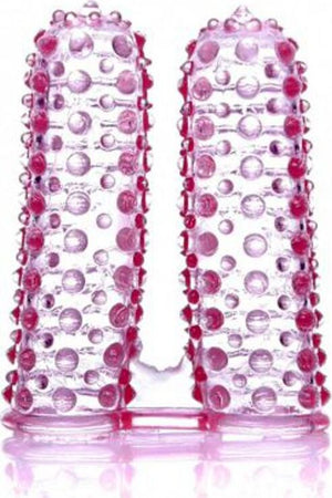 Ditale Doppio Elastico Proteggi dita con Rilievi Super Stretch In TPE Viola Con Stimolatori Salute e cura della persona/Erotismo e contraccezione/Sex toys/Proteggi dita Kondorama - Martinsicuro, Commerciovirtuoso.it