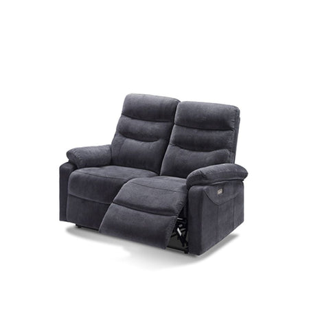 Divano 2 posti Brienz 2 recliner elettrici grigio scuro D603