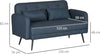 Divano-2-Posti-con-Rivestimento-in-Tessuto-e-2-Cuscini,-135x74x82cm-Blu-Scuro-BN2839-758V02DBHJ2