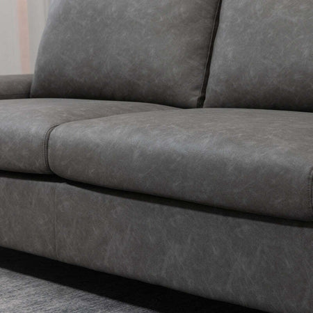 Divano-2-Posti-da-Salotto-e-Ufficio-soggiorno-studio-Salvaspazio-con-Seduta-Imbottita-e-Braccioli-Regolabili,-200x88x86-cm,-Grigio-F839-555V00GYA