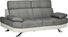 Divano-2-Posti-in-Finta-Pelle-PU-con-Poggiatesta-Regolabile-su-5-Livelli,-189x96.5x84cm,-Grigio-2ID839-612V00GYD22