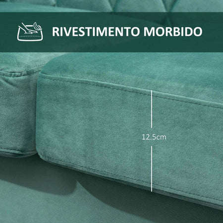 Divano-2-Posti-in-Legno-e-Velluto-Verde,-Spessa-Imbottitura,-Divano-per-2-Persone-Design-Vintage-Rétro,-148-x-72-x-76cm-DY2833-847D2D