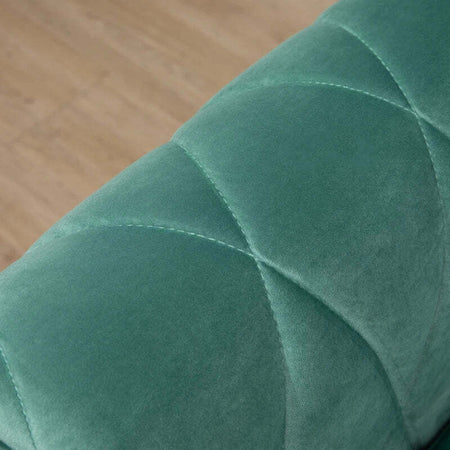 Divano-2-Posti-in-Legno-e-Velluto-Verde,-Spessa-Imbottitura,-Divano-per-2-Persone-Design-Vintage-Rétro,-148-x-72-x-76cm-DY2833-847D2D