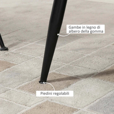 Divano-2-Posti-in-Velluto-con-Gambe-in-Metallo-e-Schienale-a-Conchiglia,-132x66x80cm,-Grigio-RF2839-483V00CGHG2