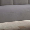 Divano-2-Posti-in-Velluto-con-Gambe-in-Metallo-e-Schienale-a-Conchiglia,-132x66x80cm,-Grigio-RF2839-483V00CGHG2