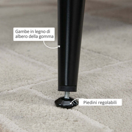 Divano-2-Posti-in-Velluto-con-Gambe-in-Metallo-e-Schienale-a-Conchiglia,-132x66x80cm,-Verde-soggiorno-salotto-ingresso-ufficio-studio-F839-483V00GNA