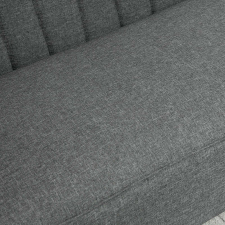 Divano-2-Posti-Moderno-in-Tessuto-Senza-Braccioli,-Struttura-e-Gambe-in-Legno,-117x56.5x77cm-Grigio-Chiaro-EW2833-524V04GYYT2