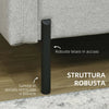 Divano-2-Posti-per-Soggiorno-in-Tessuto-Effetto-Lino-e-Acciaio-con-Tasche-Laterali,-143x73x77cm,-Grigio-TY2839-727V00LGFR2