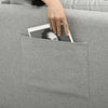 Divano-2-Posti-per-Soggiorno-in-Tessuto-Effetto-Lino-e-Acciaio-con-Tasche-Laterali,-143x73x77cm,-Grigio-TY2839-727V00LGFR2