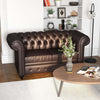 Divano-2-Posti-stile-Chesterfield-con-Cuscino-Rimovibile,-in-Ecopelle,-Legno-e-Metallo,-160x84x80-cm,-Marrone-soggiorno-salotto-ingresso-ufficio-studio-F833-709V00DRA