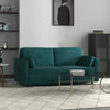 Divano-3-Posti-in-Velluto-con-Cuscini-e-Seduta-Imbottita,-178x82x85cm,-Verde-Scuro-839-829V80DG