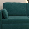 Divano-3-Posti-in-Velluto-con-Cuscini-e-Seduta-Imbottita,-178x82x85cm,-Verde-Scuro-839-829V80DG