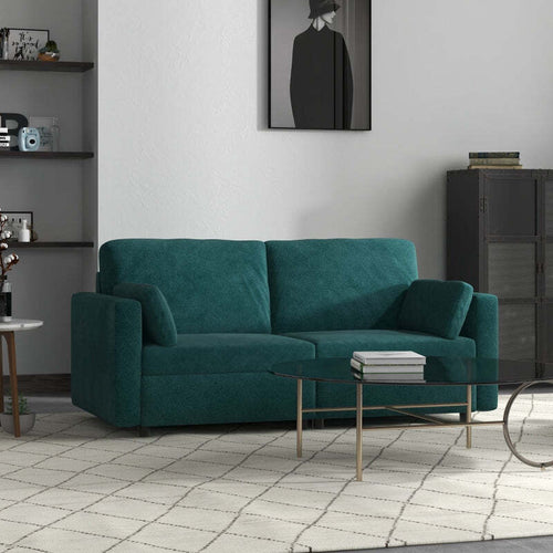 Divano-3-Posti-in-Velluto-con-Cuscini-e-Seduta-Imbottita,-178x82x85cm,-Verde-soggiorno-salotto-ufficio-studio-F839-829V80DGA