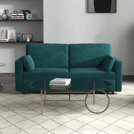 Divano-3-Posti-in-Velluto-con-Cuscini-e-Seduta-Imbottita,-178x82x85cm,-Verde-soggiorno-salotto-ufficio-studio-F839-829V80DGA
