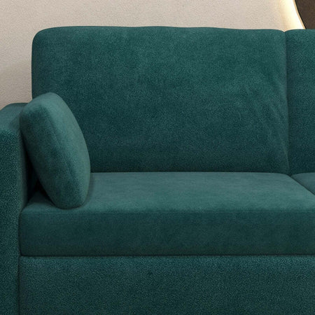 Divano-3-Posti-in-Velluto-con-Cuscini-e-Seduta-Imbottita,-178x82x85cm,-Verde-soggiorno-salotto-ufficio-studio-F839-829V80DGA
