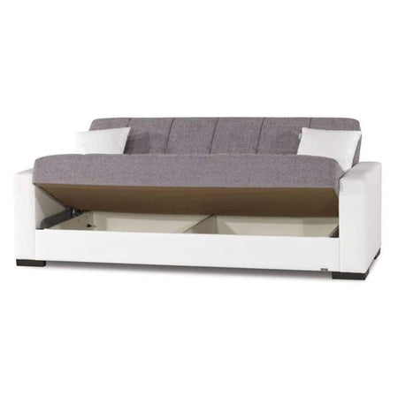 Divano 3 posti letto contenitore Malpensa visone 05-811