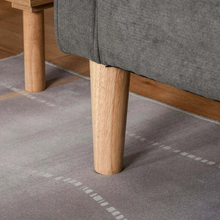 Divano-3-Posti-Moderno-in-Tessuto-Grigio-con-Vano-Contenitore-e-Design-Scandinavo,-Grigio,-166.5x62x82cm-839-033