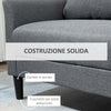 Divano-3-Posti-per-Casa-e-Ufficio-con-4-Gambe-in-Metallo,-Divano-soggiorno-salotto-con-Braccioli-Imbottiti-Tessuto-Effetto-Lino--Grigio-F839-229A