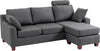 Divano-a-3-Posti-con-Poggiapiedi-e-Cuscini-in-Tessuto-di-Lino-Grigio-Scuro,-195-x-81-x-86cm-833-288
