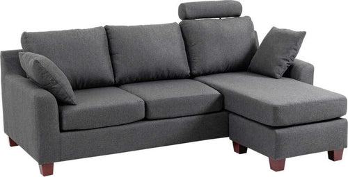 Divano-a-3-Posti-con-Poggiapiedi-e-Cuscini-in-Tessuto-di-Lino-Grigio-Scuro,-195-x-81-x-86cm-833-288