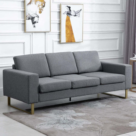 Divano-a-3-Posti-Relax-Salotto-con-Cuscini-200-×-82-×-78cm-Tessuto-di-Lino-Grigio-833-519
