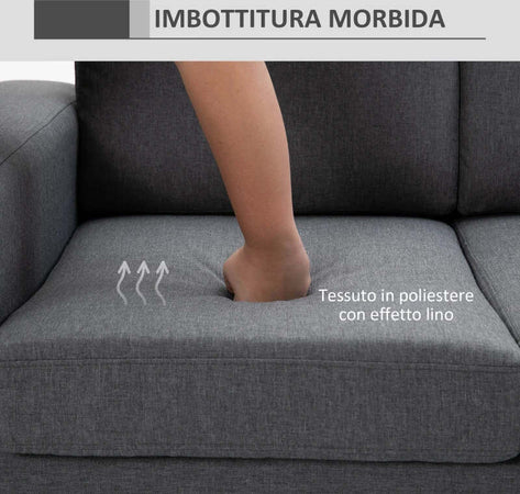 Divano-a-3-Posti-Relax-Salotto-con-Cuscini-200-×-82-×-78cm-Tessuto-di-Lino-Grigio-833-519