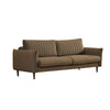 Divano Abra marrone chiaro Milano 05 3 posti funzione letto