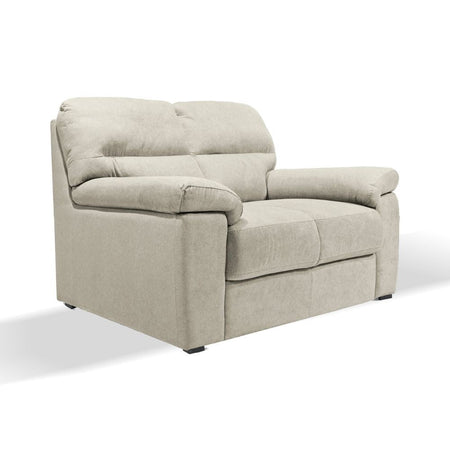 Divano Alenda 2 posti fisso con piedini quadrati colore Roma 05 beige