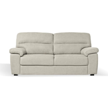 Divano Alenda 3 posti con piedini quadrati colore roma 05 beige