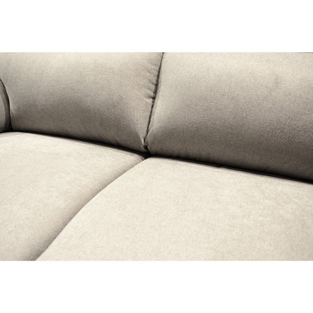 Divano Alenda 3 posti con piedini quadrati colore roma 05 beige