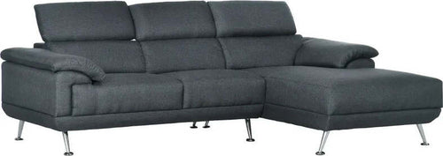 Divano-Angolare-3-Posti-in-Tessuto-con-Poggiatesta-Regolabili,-249.5x162.5x95cm,-Grigio-Scuro-839-446V00CG