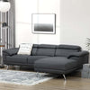 Divano-Angolare-3-Posti-in-Tessuto-con-Poggiatesta-Regolabili,-249.5x162.5x95cm,-Grigio-Scuro-839-446V00CG