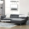 Divano-Angolare-3-Posti-in-Tessuto-con-Poggiatesta-Regolabili,-249.5x162.5x95cm,-Grigio-Scuro-839-446V00CG