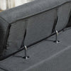 Divano-Angolare-3-Posti-in-Tessuto-con-Poggiatesta-Regolabili,-249.5x162.5x95cm,-Grigio-Scuro-839-446V00CG