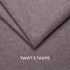 Divano angolare Siena con letto estraibile taupe Twist 5 267x200x90