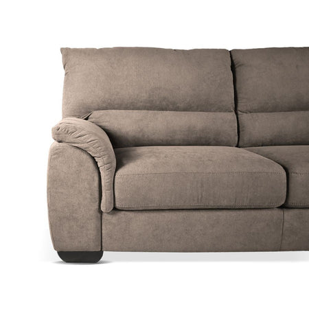 Divano Atene 3 posti in tessuto Roma 07 cappuccino