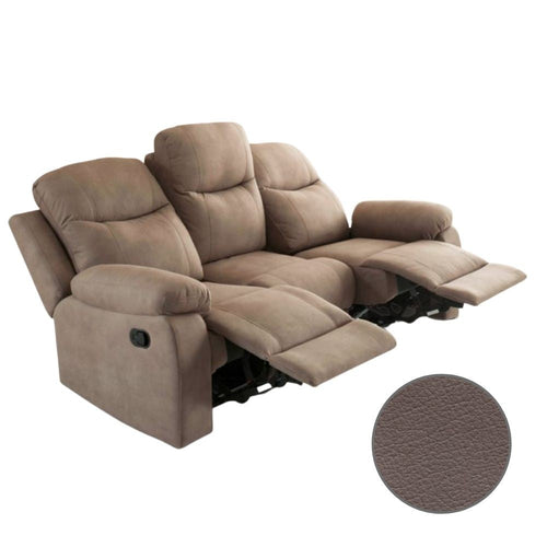 Divano Chicago 3 posti reclinabile elephant