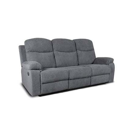 Divano Chicago 3 posti reclinabile grigio Twist 20