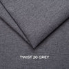 Divano Chicago 3 posti reclinabile grigio Twist 20