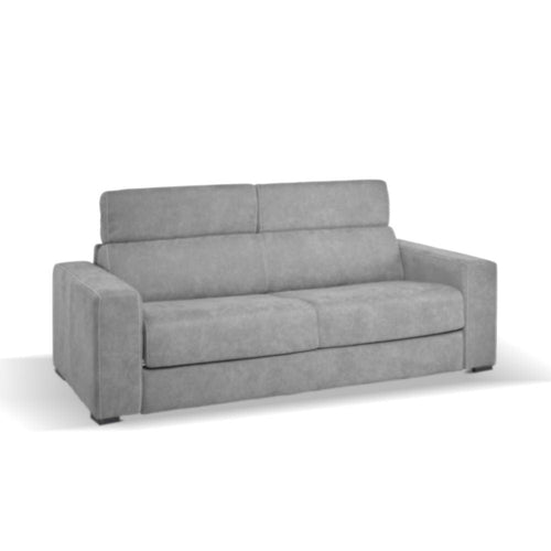 Divano letto Crien 3 posti poggiatesta reclinabili colore cenere maryanne 15