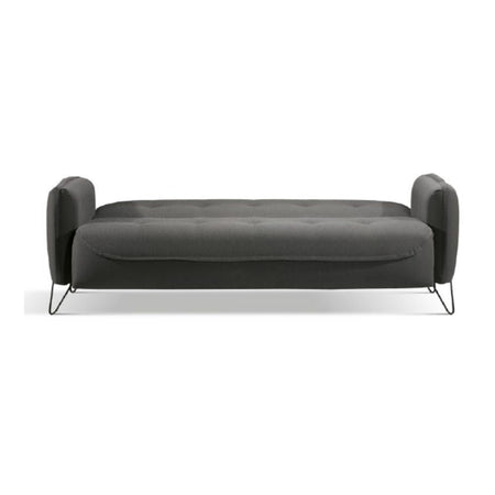 Divano Crown 3 posti ecopelle effetto nuvolato grigio 07-619 215x94x98h cm.
