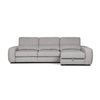 Divano Duke grigio G1312 penisola reversibile e funzione letto