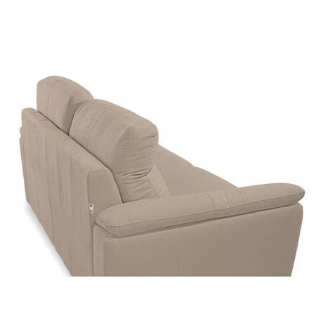 Divano Gonzaga 3 posti fisso con poggiatesta regolabili in 3 posizioni colore luna 05 caribou